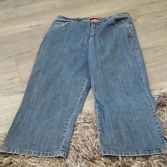 Gloria Vanderbilt Cropped Jeans Size 10 - Picture 1 of 7